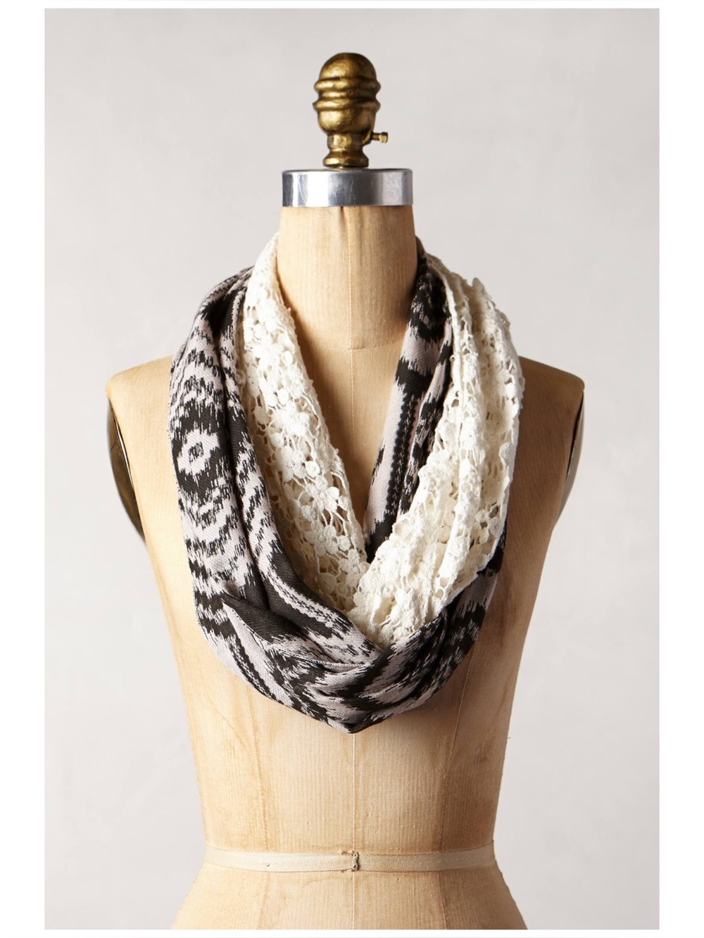 Anthro “Ikat Crochet Infinity Scarf”